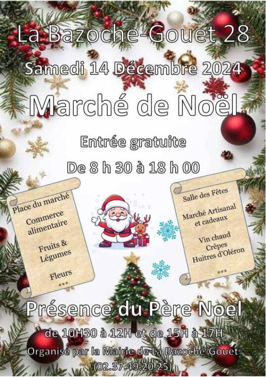 DECEMBRE - Marché de noel Bazoche