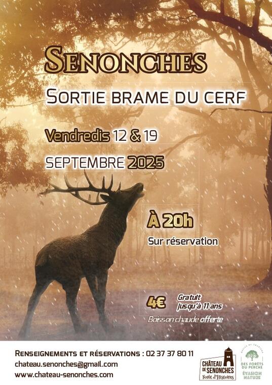 Sortie brame du cerf 2025 12 ET 19 SEPTEMBRE