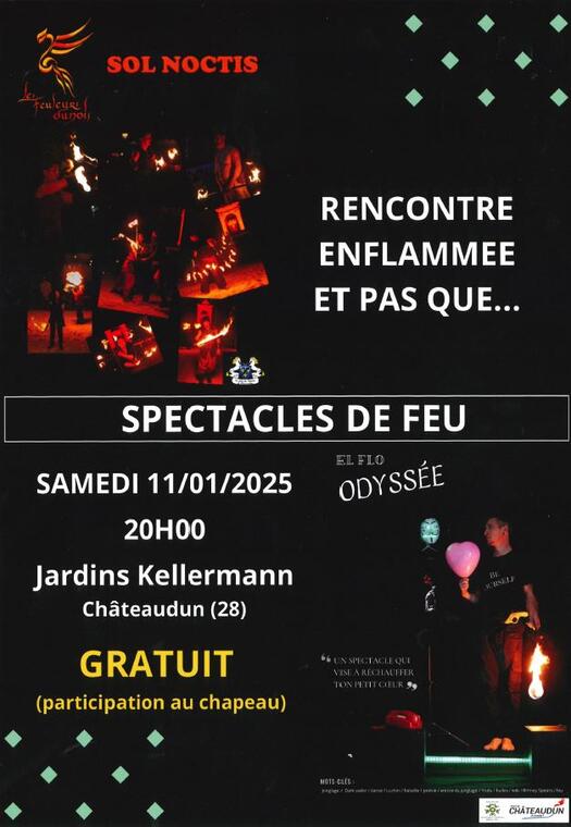 Spectacle de feu 11-01-2025