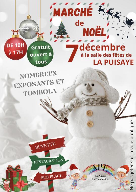 marché de noel la puisaye 7 décembre