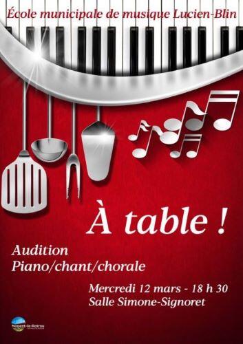 Audition Piano/ Chant/ Chorale