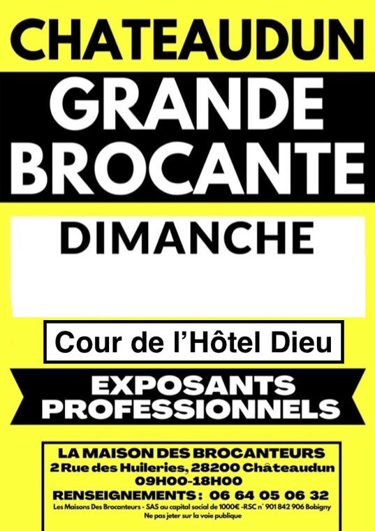 affiche base maison des brocanteurs