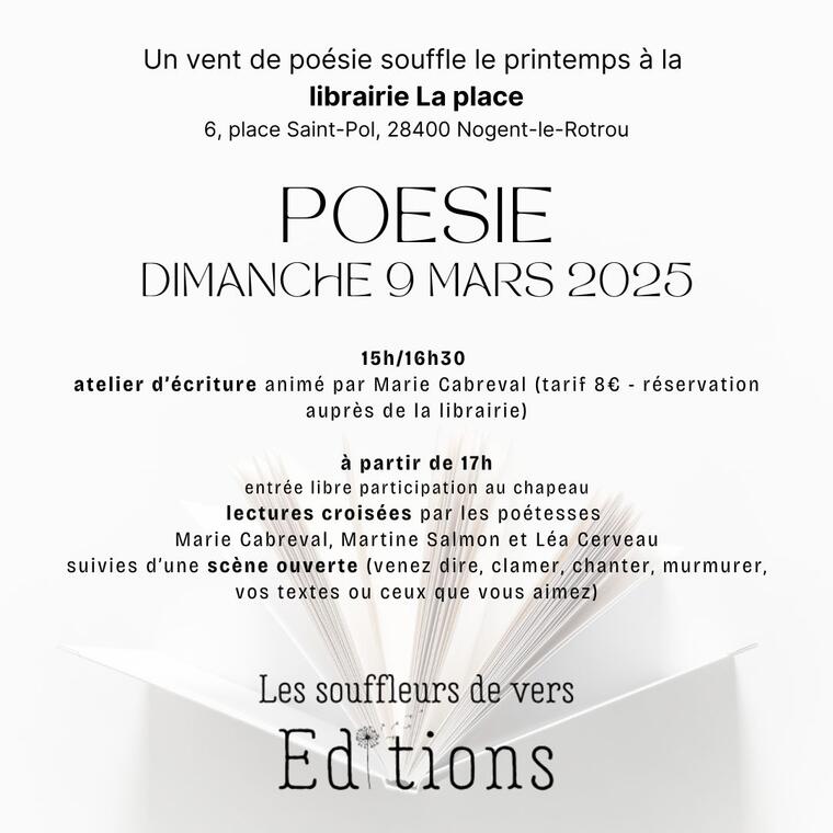 Un vent de poésie souffle le printemps à La libraire La place - 1