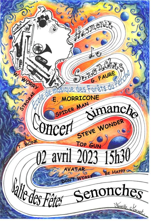 concert 2 avril harmonie de senonches 2 avril 2023