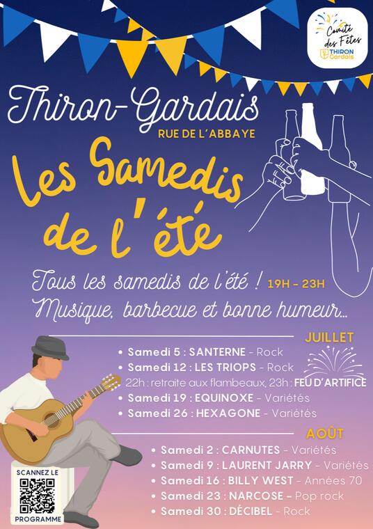 Affiche Samedis de l'été 2025 - 1