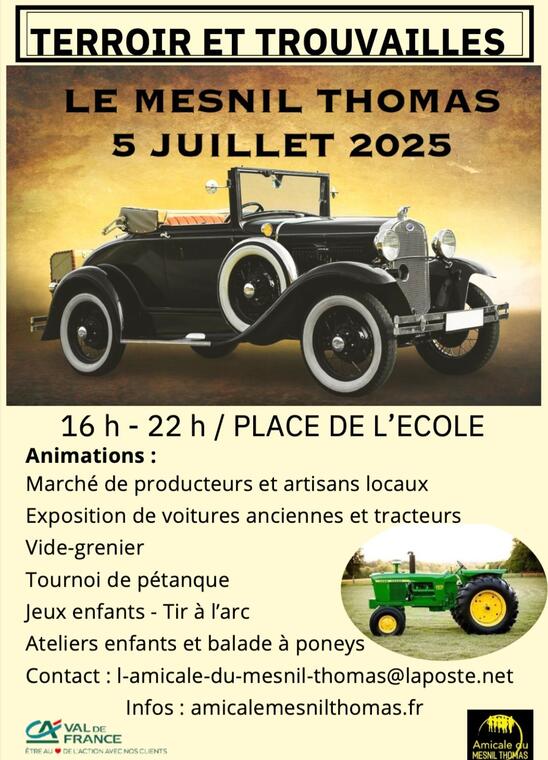 terroir et trouvailles le mesnil thomas 5 juillet