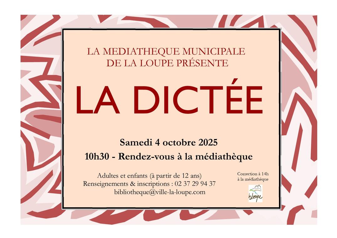 04.10.25 Dictée 2025