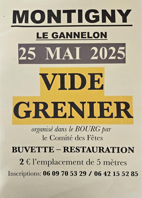 05 - vide grenier Montigny