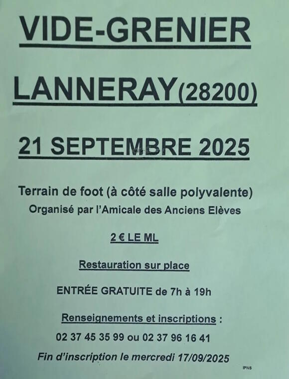 09-21 vide grenier lanneray