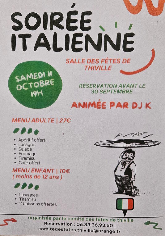 10-11 soirée italienne