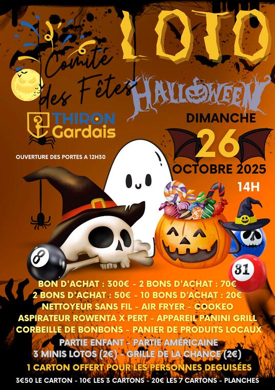 AFFCIHE LOTO HALLOWEEN - 1