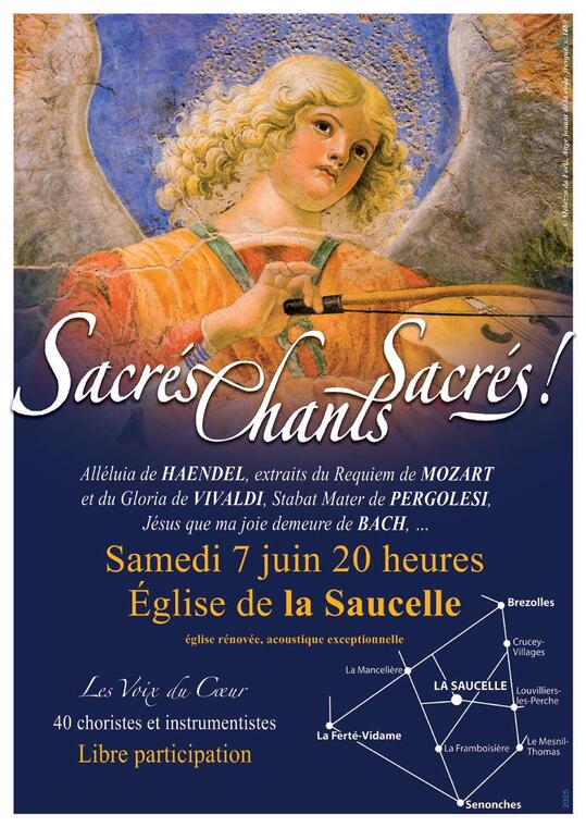 7 juin 2025_La Saucele_affiche concert Voix du Coeur