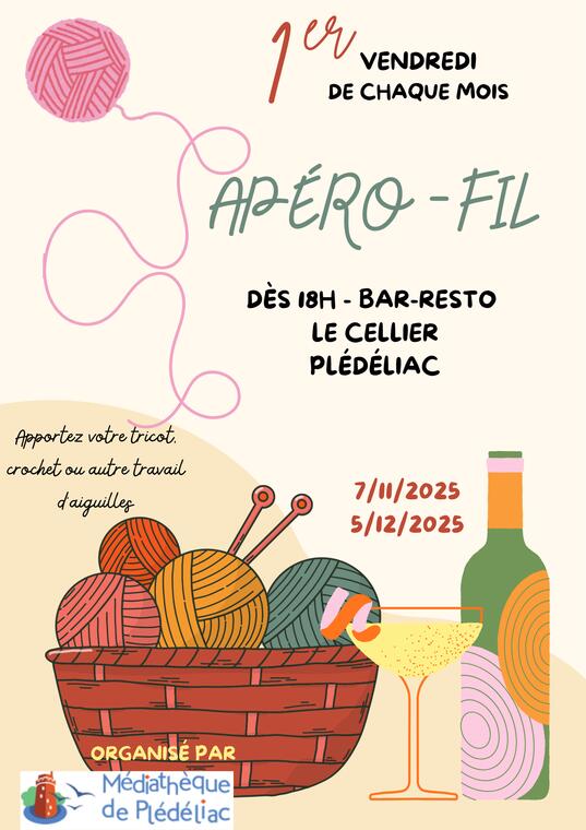 Affiche événement soirée apéritif bar illustration coloré - 1