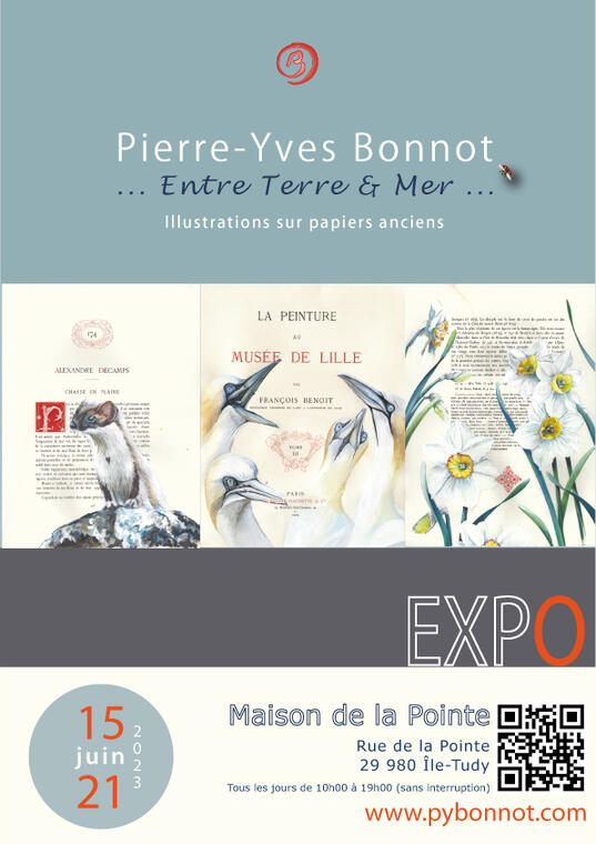 Expo Pierre Yves Bonnot - Ile-Tudy - Pays Bigouden - bigoudenjoy