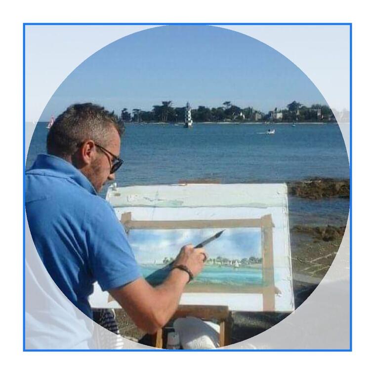 Expo peinture Nicolas Quilliec - Ile-Tudy - Pays bigouen - bigoudenjoy