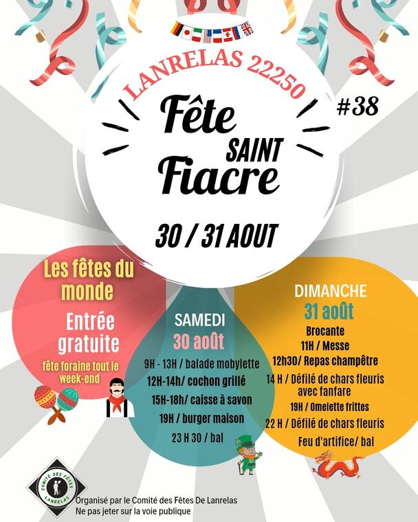 Fête Saint Fiacre Lanrelas