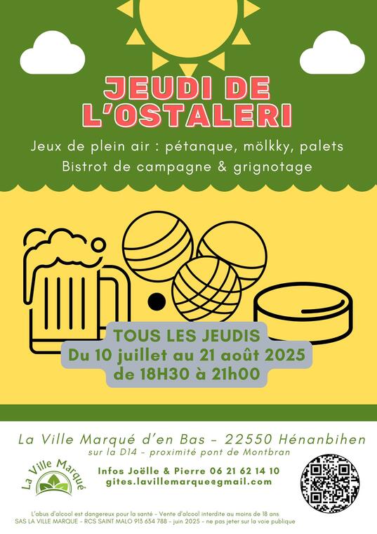 affiche jeudi Ostaleri - 1