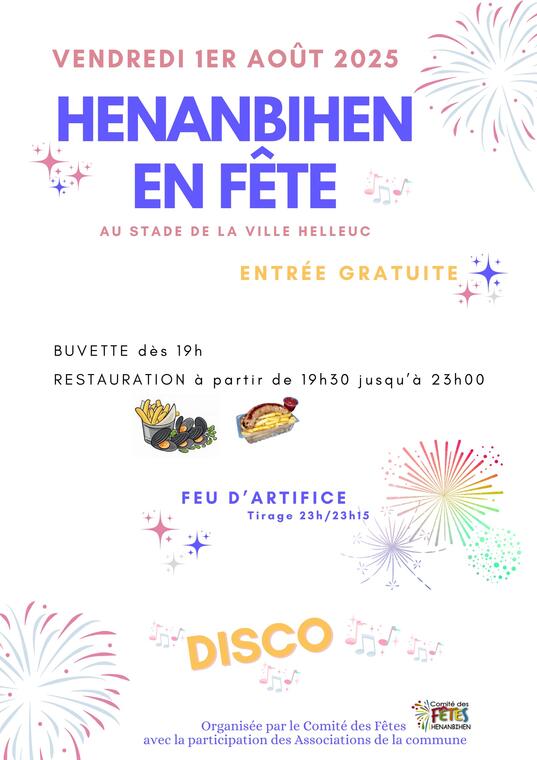 Hénanbihen en fête le 01 08 2025