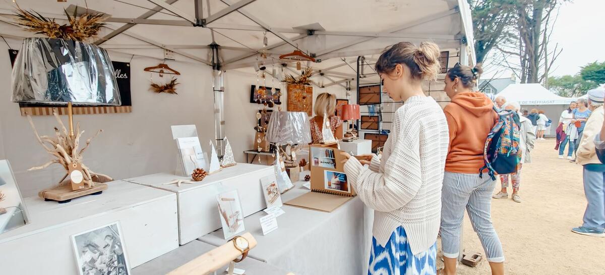 Marché des créateurs - Île Tudy - Pays bigouden - Bigoudenjoy