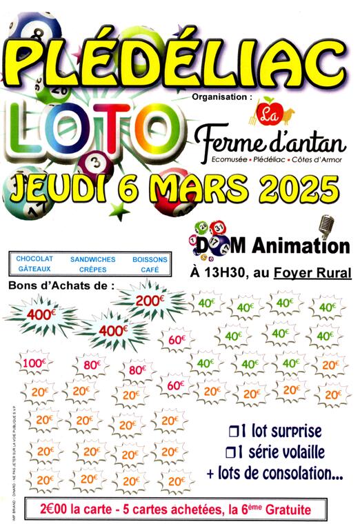 affiche Loto FA 6 mars 2025