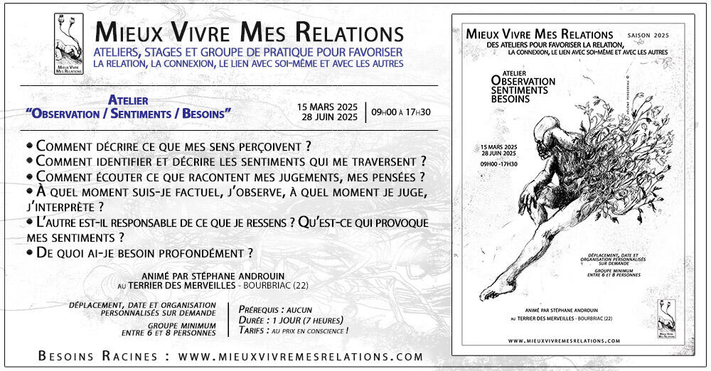 Atelier Observation / Sentiments / Besoins