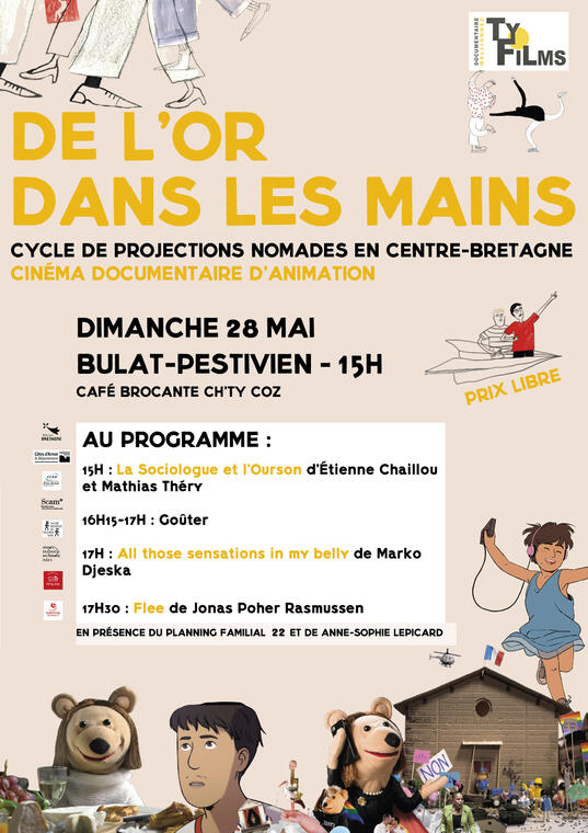 de l'or dans les mains