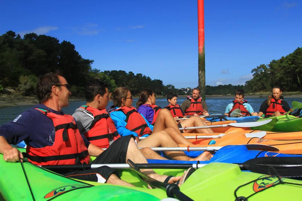 Rivière de Pont-l'Abbé en Kayak - Île-Tudy - Pays bigouden - Bigoudenjoy