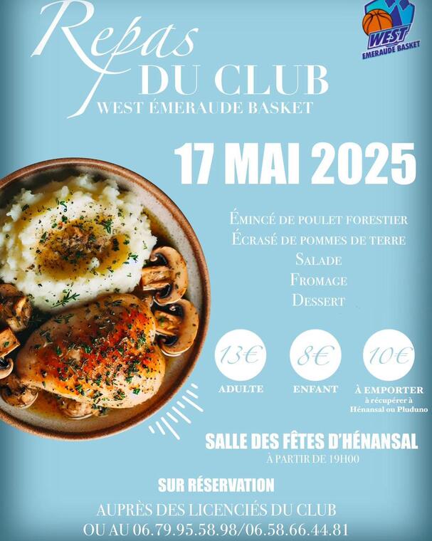 repas west club basket