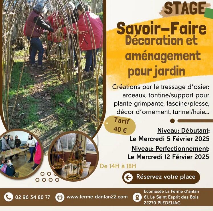 stage decoration et amenagement du jardin