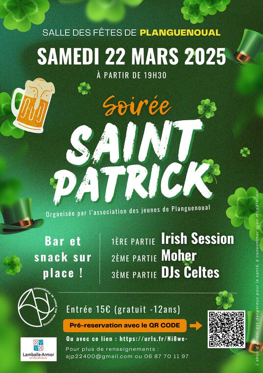 soirée st patrick planguenoual