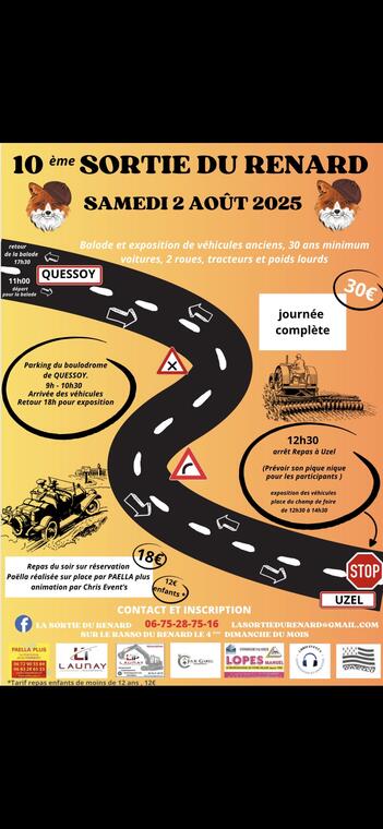 sortie du renard