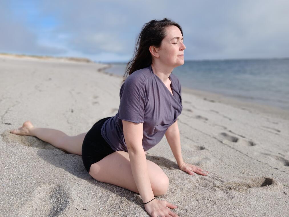 Yoga sur la plage - Pays Bigouden - Bigoudenjoy