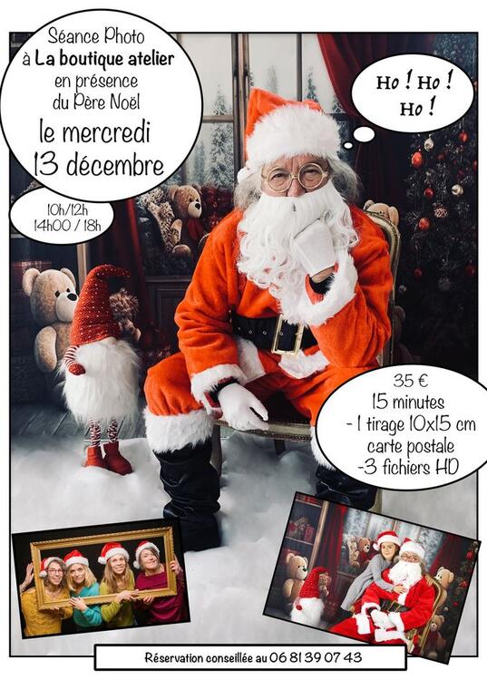 photo avec le Père Noël