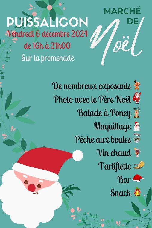 Marché de Noël Affiche  - 1