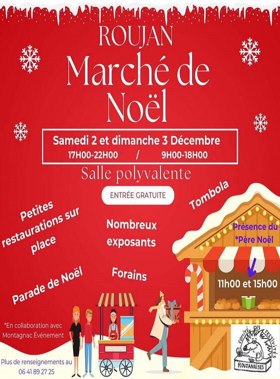 Marché de noël Roujan