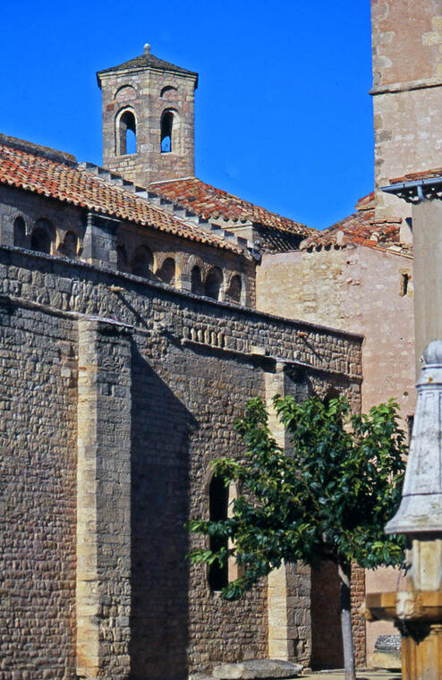 Abbatiale sainte marie quarante canal du midi