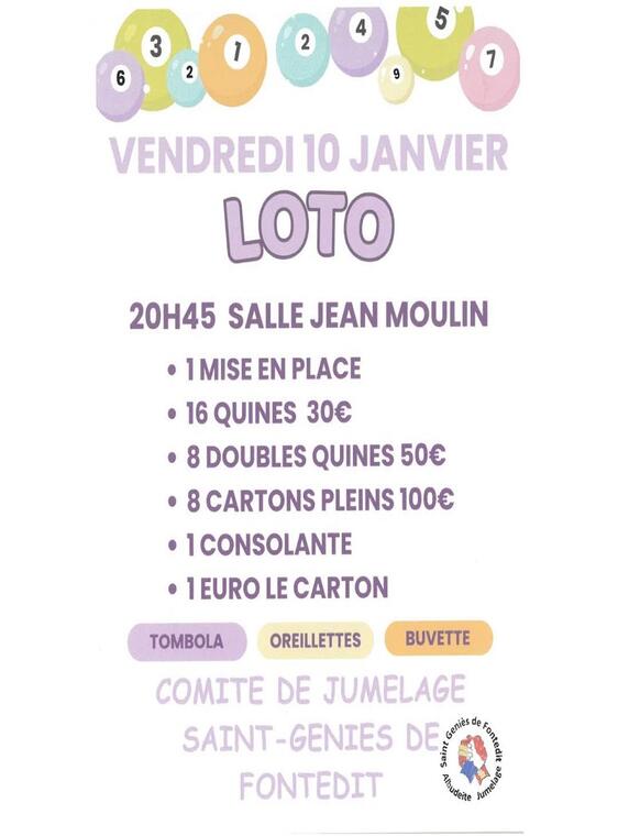 loto St Genies de Fontedit