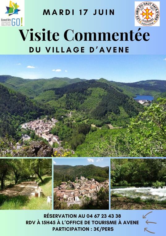 Visite Commentée Village d’Avène et Ceilhes  - 1