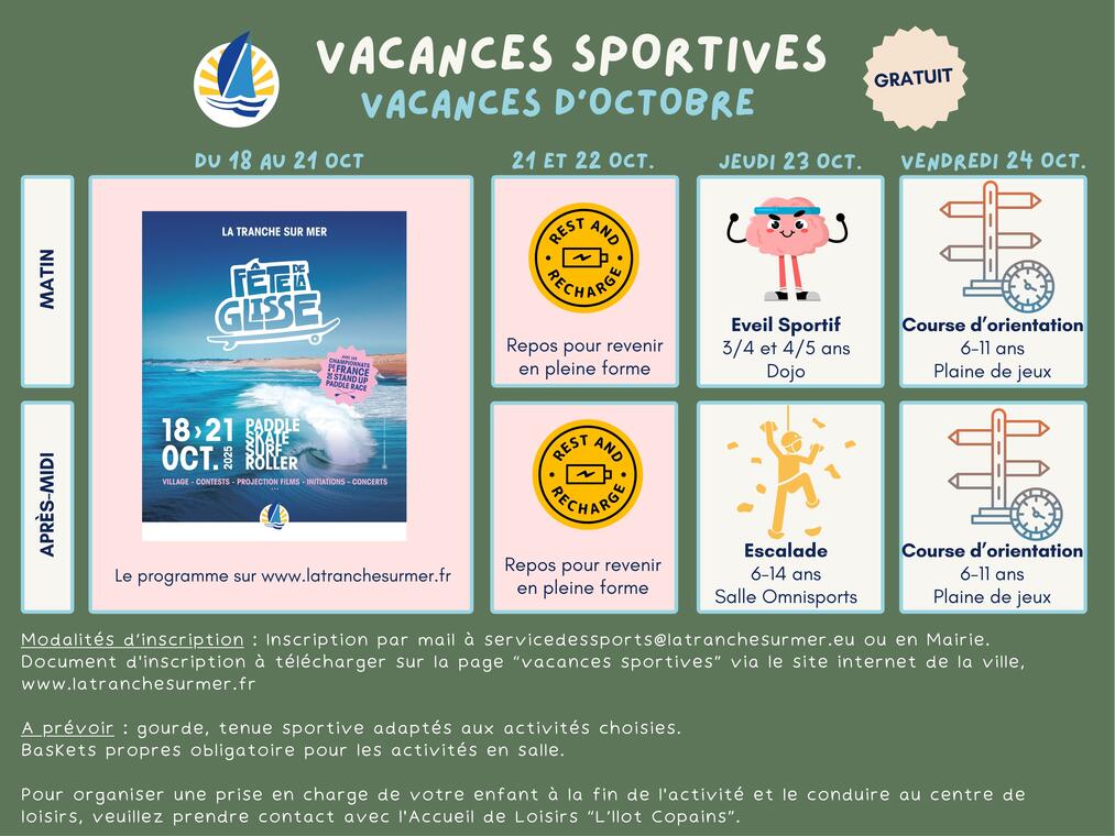 Prog vac sportive allégée - vac sportives oct nov 2025