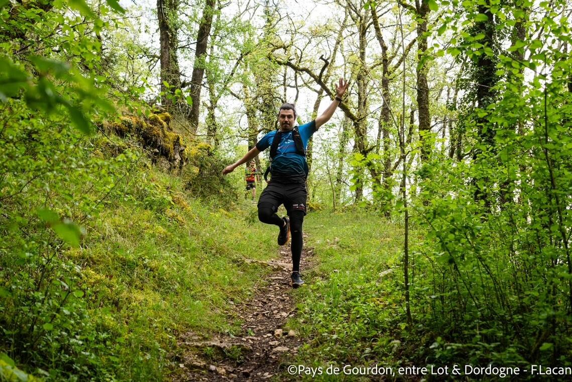 Trail descente de Mazou - Salviac