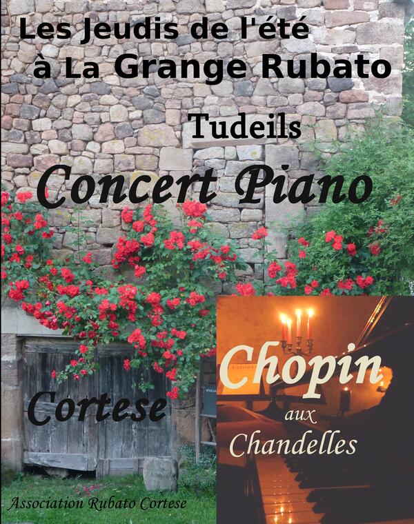 Concert De Piano « Chopin Aux Chandelles » (Tudeils) | Vallée De La ...