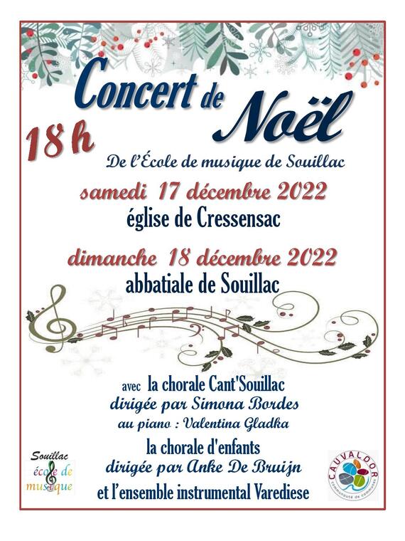 Chorale - concert de Noël 2022