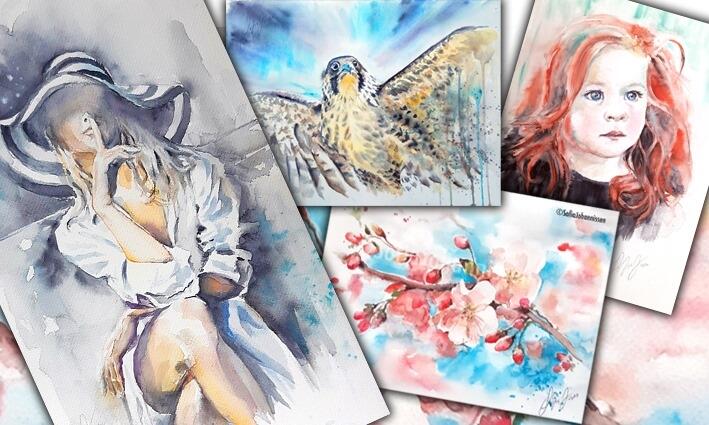 aquarelles ©SofiaJohannissen