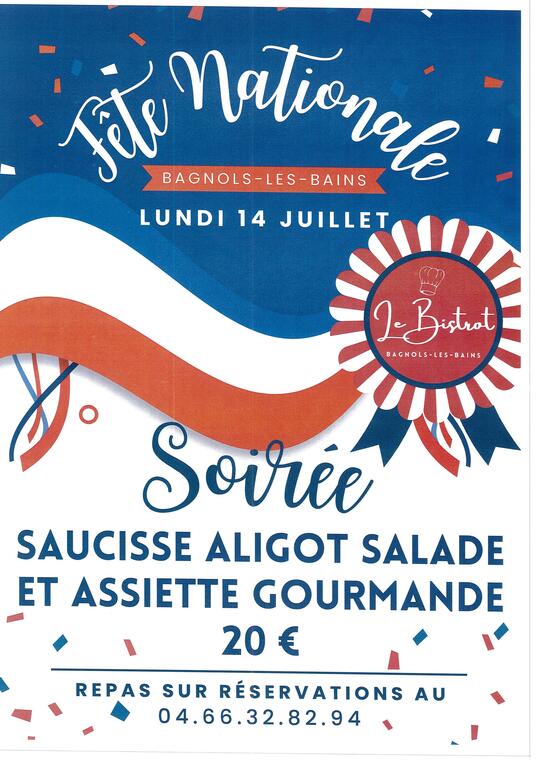 repas 14 juillet