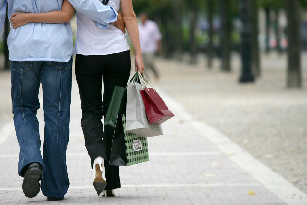 shopping, courses, mende, ville