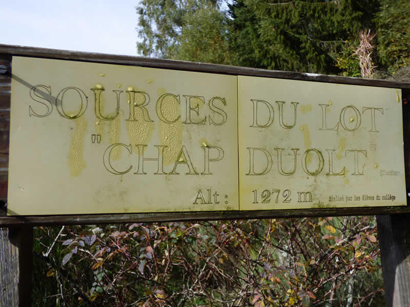 Sources du Lot