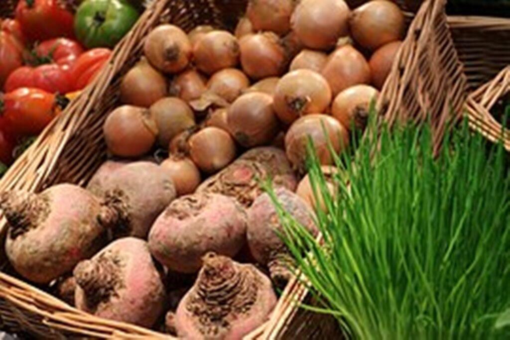 Oignons marché