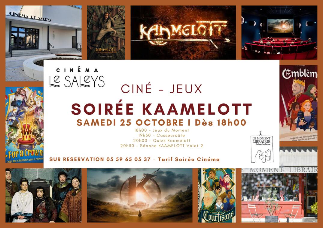 Ciné jeux Octobre 2025