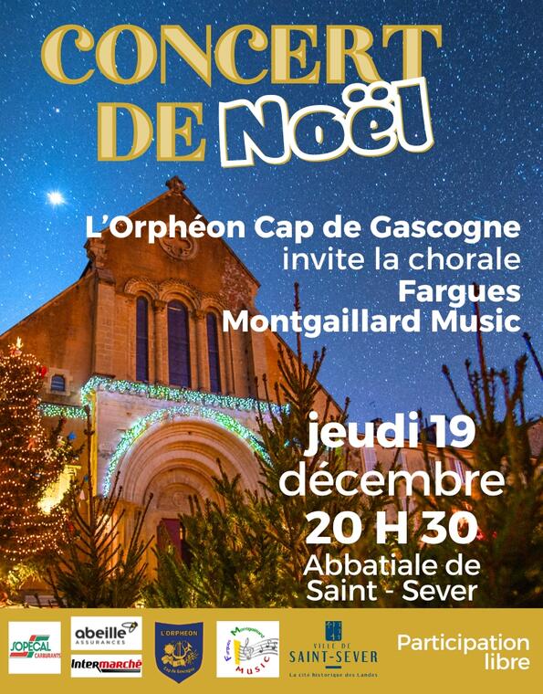 Concert de Noël Orphéon 2024