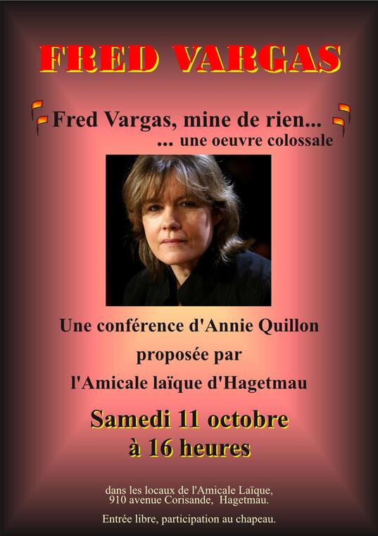 Conférence Fred Vargas
